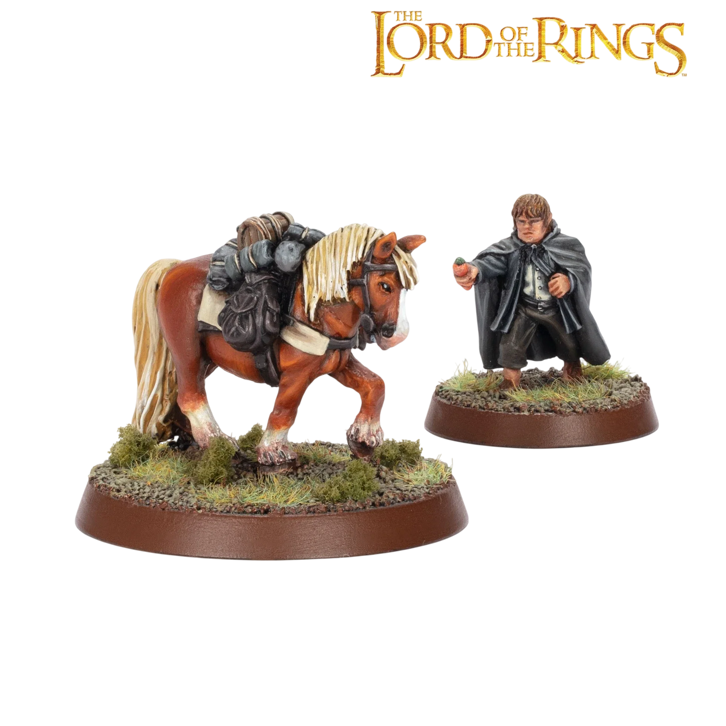 Samwise Gamgee™ & Bill the Pony™ (Custom Painted) (Assembled)