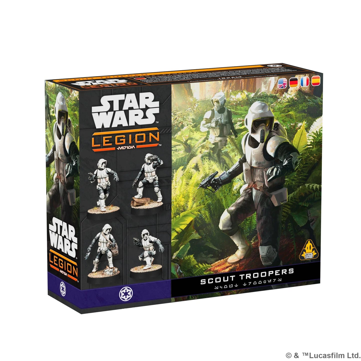 Scout Troopers (Unpainted) (Assembled)