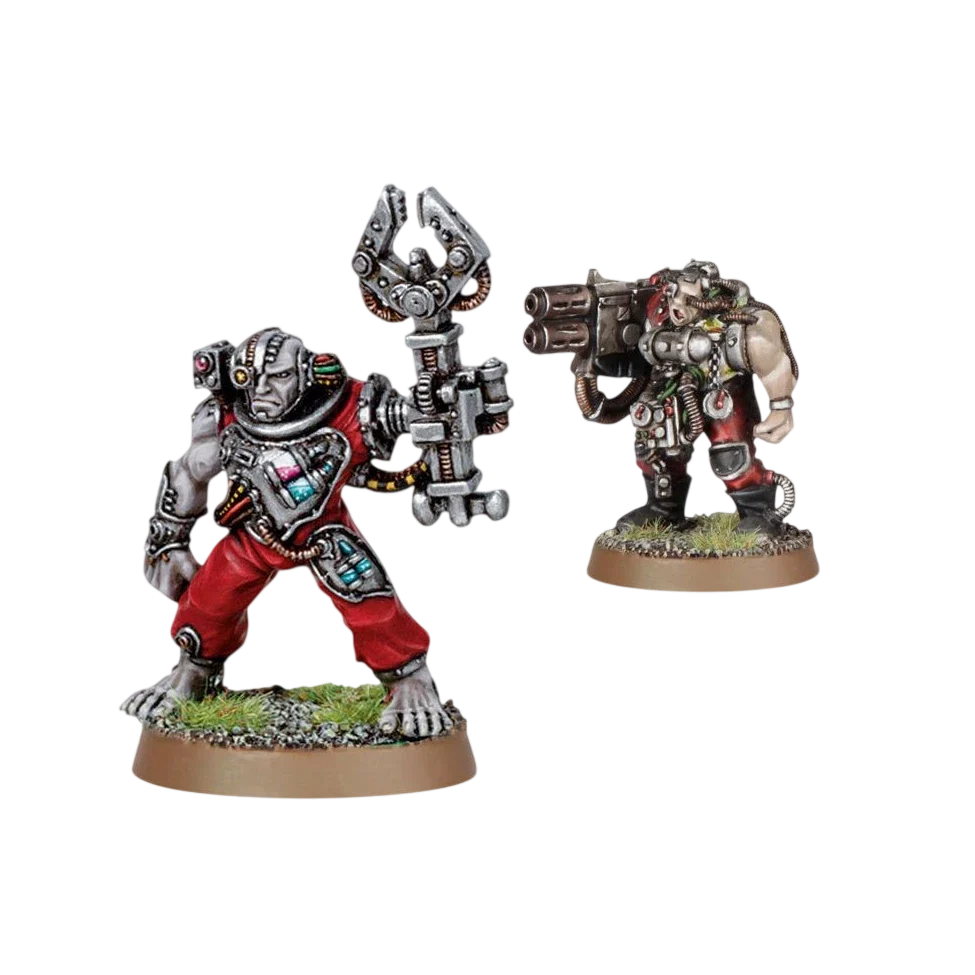 Servitors with Multi-melta (Custom Painted) (Assembled)