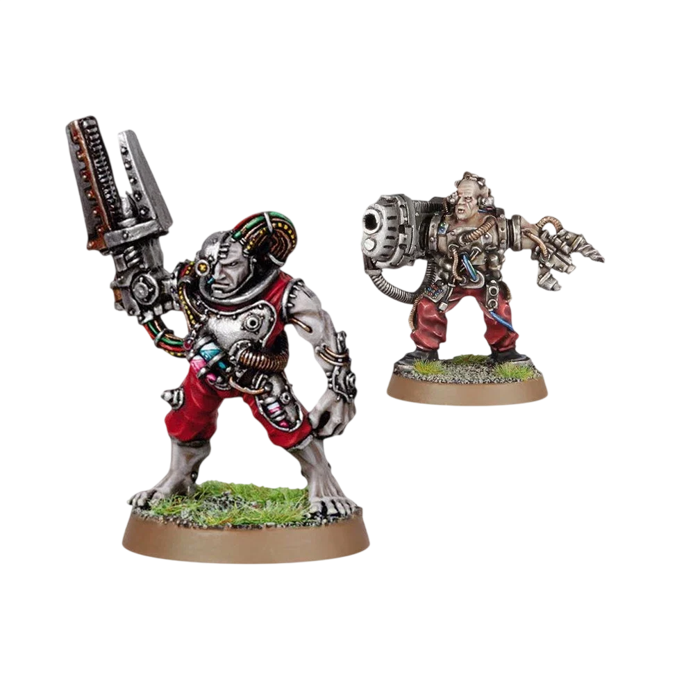 Servitors with Plasma Cannon (New on Sprue)