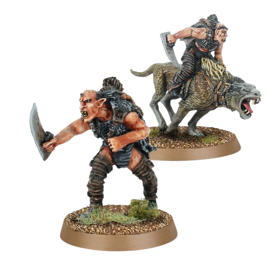 Sharku, Warg Rider Captain (Unpainted) (Assembled)