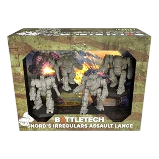 Snord's Irregulars Assault Lance (Unpainted) (Assembled) from BattleTech
