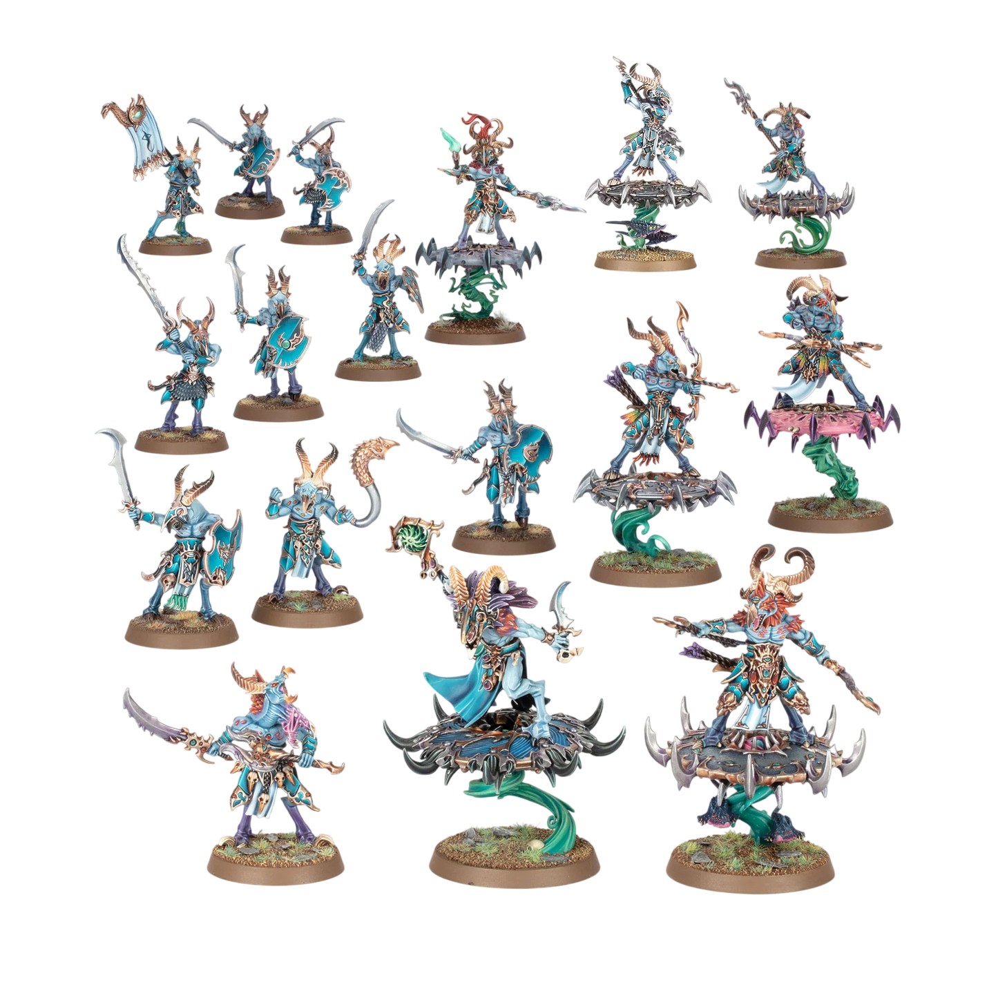 Spearhead: Disciples of Tzeentch (2022) (Custom Painted) (Assembled)