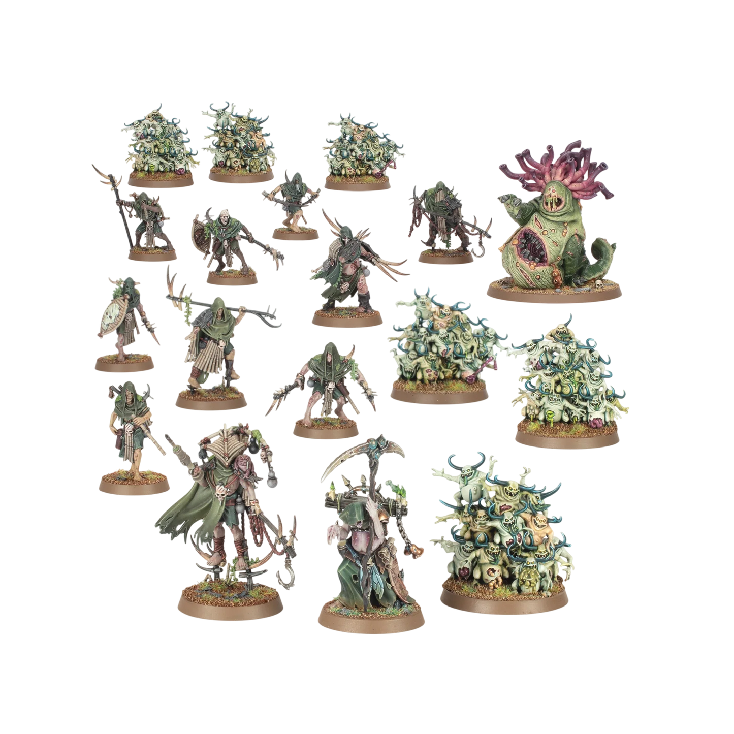 Spearhead: Maggotkin of Nurgle (2022) (Custom Painted) (Assembled)