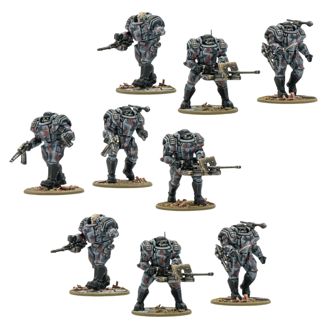 Stahltruppen Heavy Infantry (Custom Painted) (Assembled)