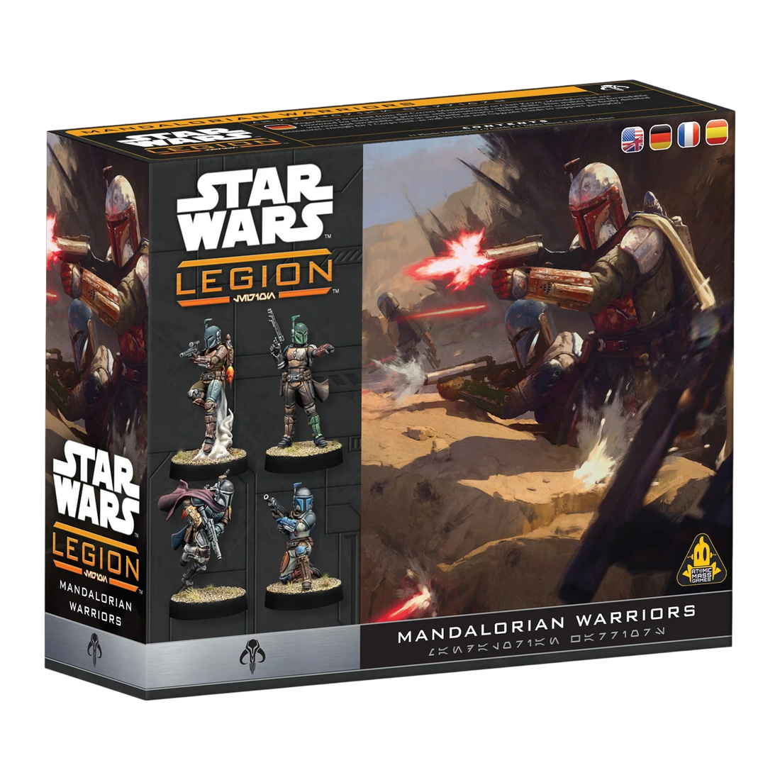 Star Wars: Legion: Mandalorian Warriors (Unpainted) (Assembled)