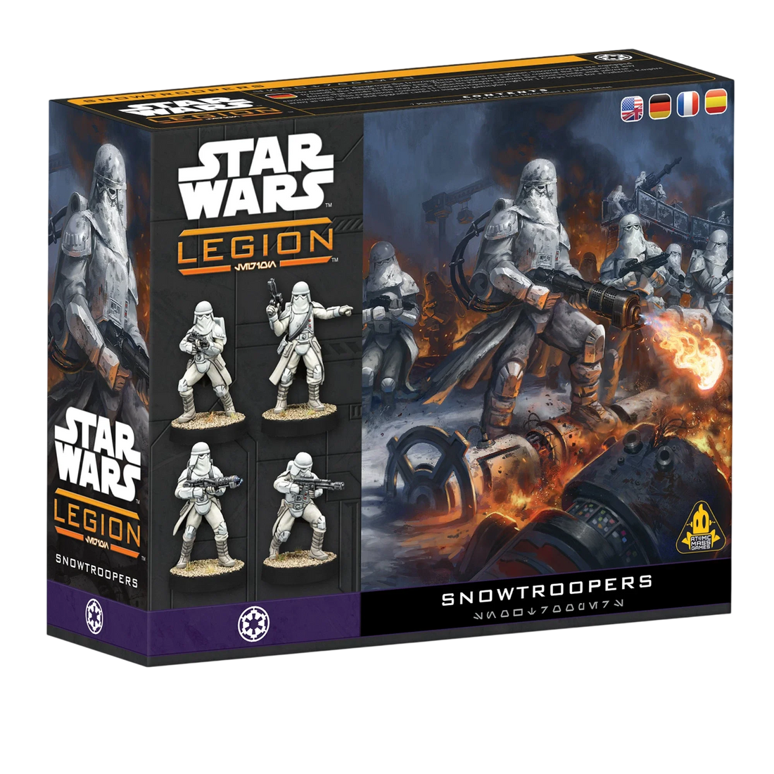 Star Wars: Legion: Snowtrooper (Custom Painted) (Assembled)