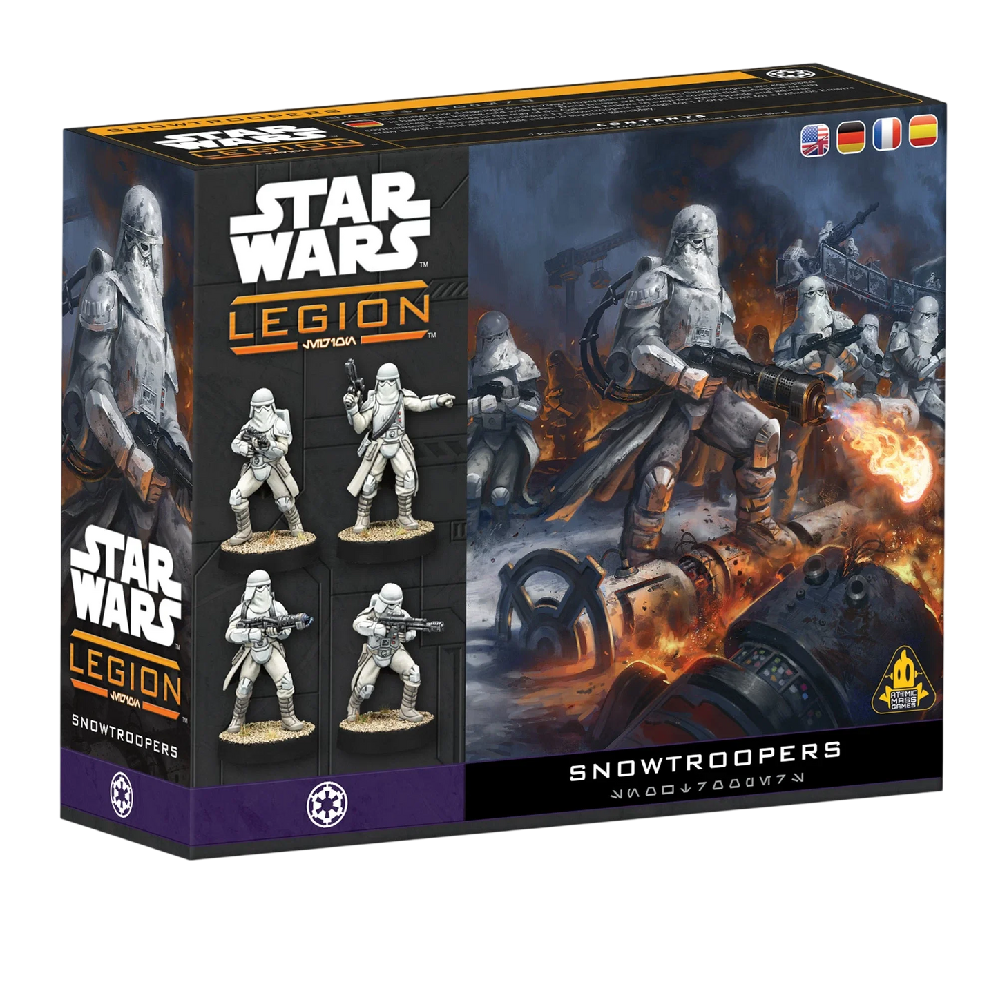 Star Wars: Legion: Snowtrooper (Unpainted) (Assembled)