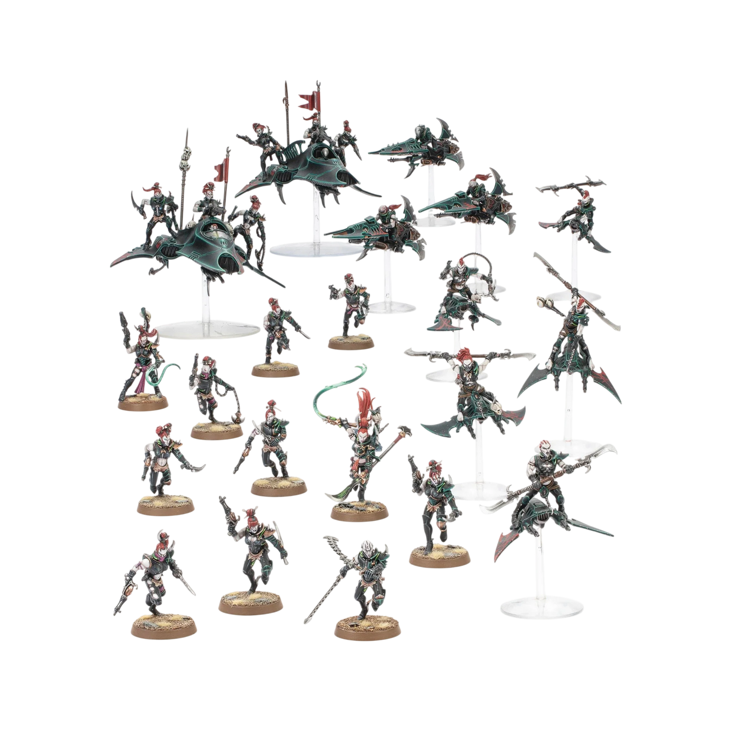 The Maelstrom Battalion: Drukhari (Custom Painted) (Assembled)