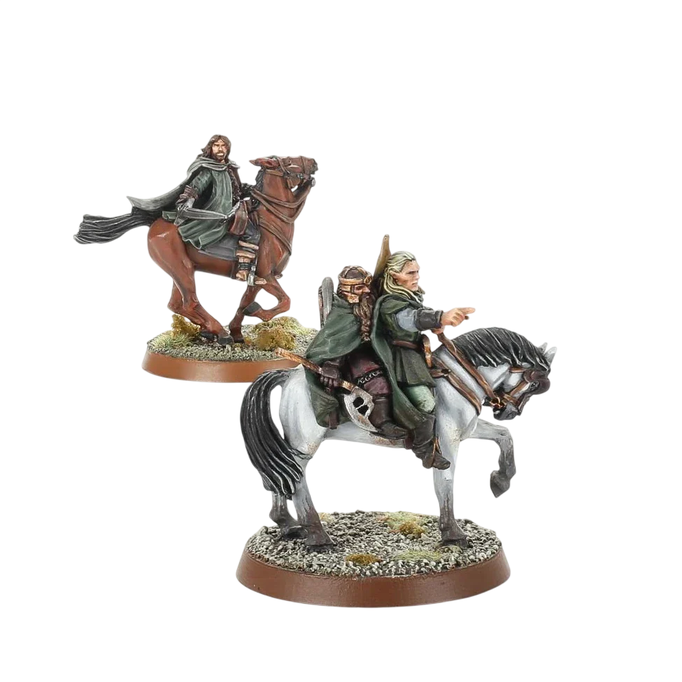 The Three Hunters Mounted (Custom Painted) (Assembled)