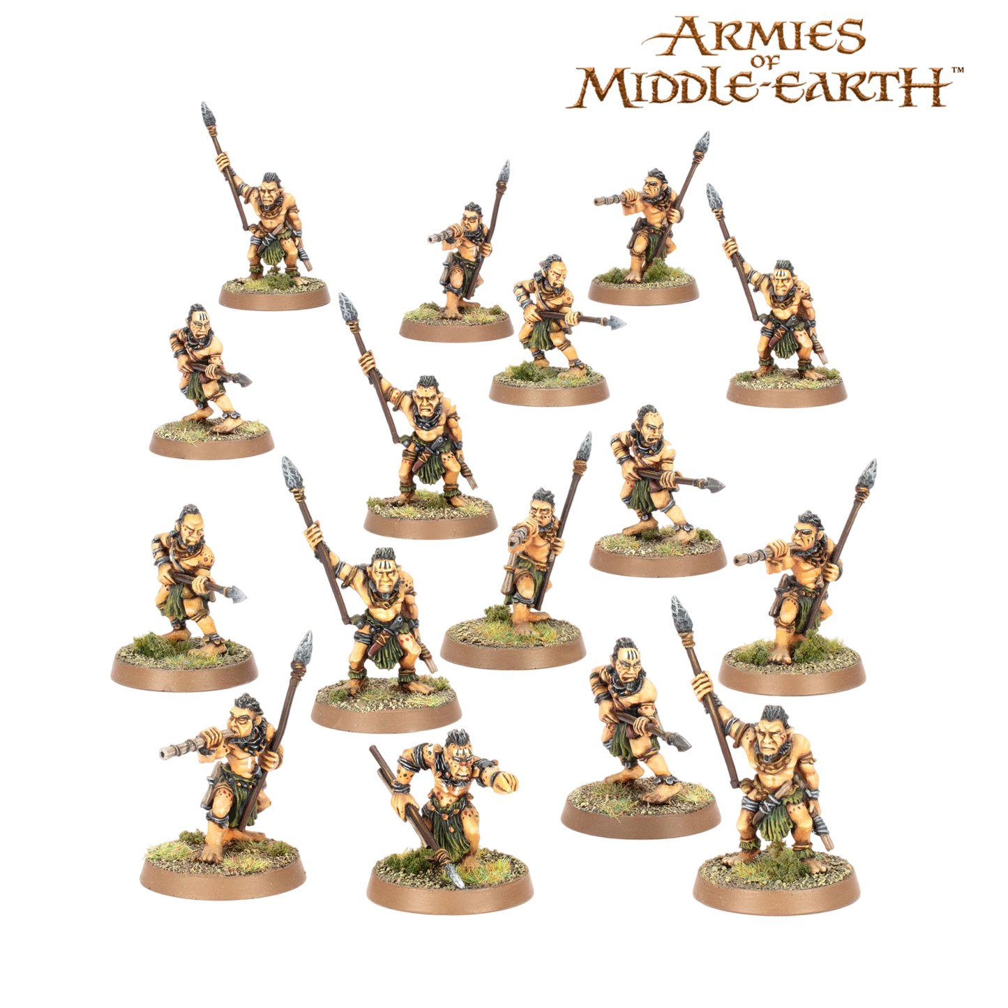 The Woses™ of Drúadan Forest™ (Unpainted) (Assembled)