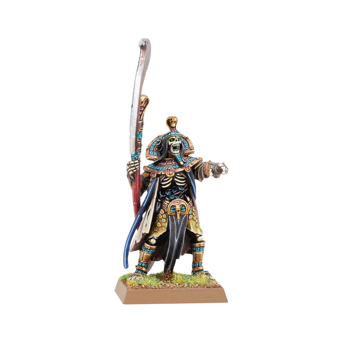Tomb King with Great Weapon (Custom Painted) (Assembled)