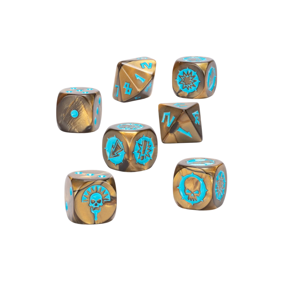 Tomb Kings Team Dice Set (New in Box)