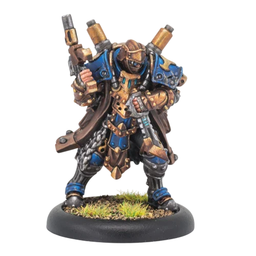 Trencher Warcaster Lieutenant (Unpainted) (Assembled)
