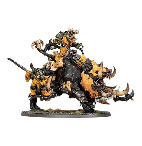 Tuskboss on Maw-Grunta (Custom Painted) (Assembled)