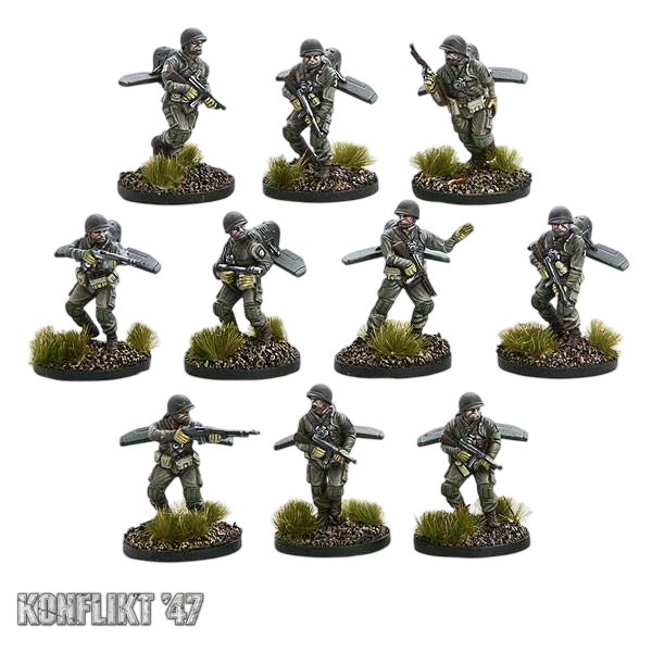 US Firefly Jump Infantry (Custom Painted) (Assembled)