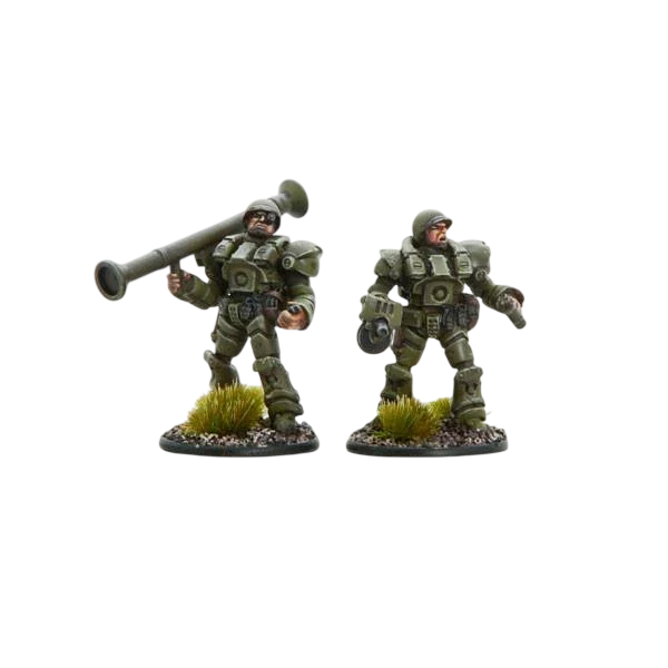 US Heavy bazooka team (Custom Painted) (Assembled)
