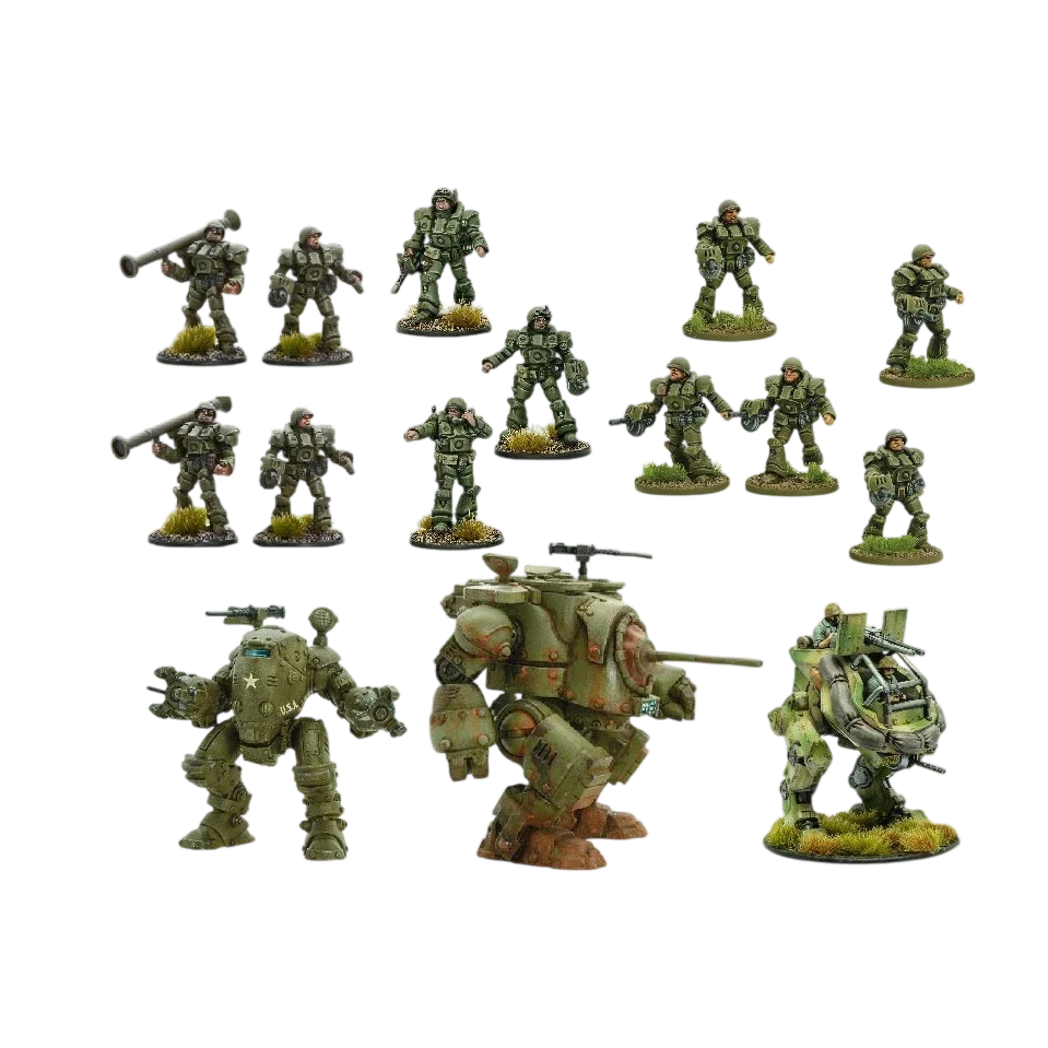 US "Recon in Force" Army Bundle (Unpainted) (Assembled)