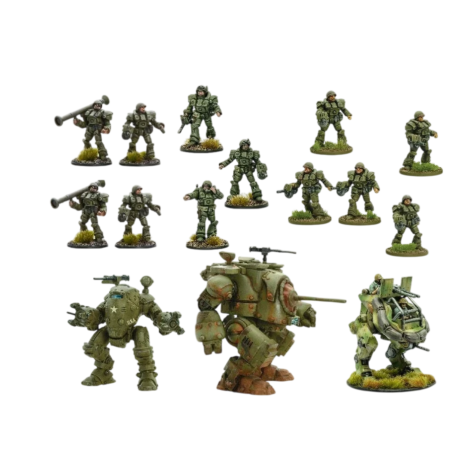 US "Recon in Force" Army Bundle (Custom Painted) (Assembled)