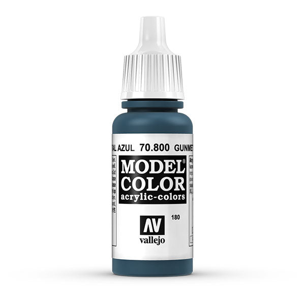 Vallejo Model Color: Gunmetal Blue (70.800) - 17ml