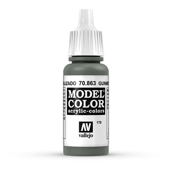Vallejo Model Color: Gunmetal Grey (70.863) - 17ml