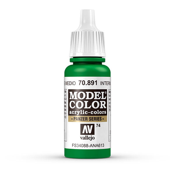 Vallejo Model Color: Intermediate Green (70.891) - 17ml