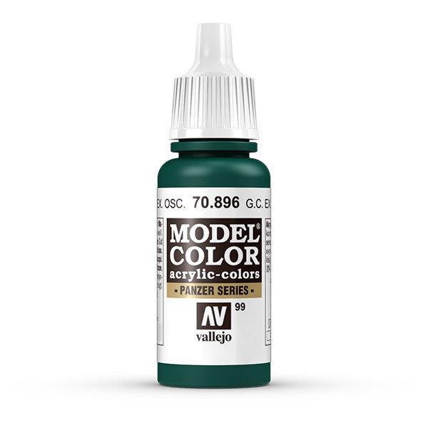 Vallejo Model Color: Ger. C. Extra Dark Green (70.896) - 17ml