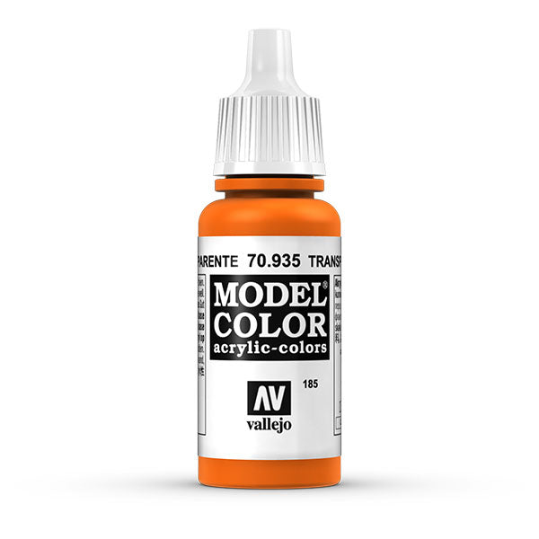 Vallejo Model Color: Transparent Orange (70.935) - 17ml