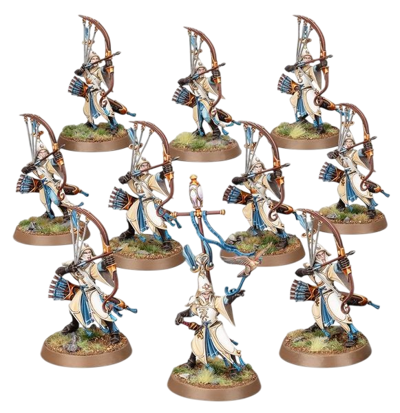Vanari Auralan Sentinels (Unpainted) (Assembled) from Age of Sigmar