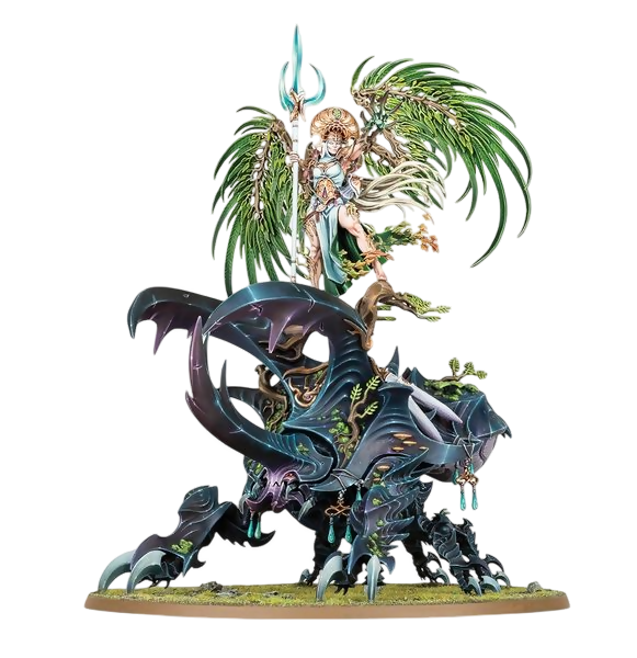 Alarielle the Everqueen (Unpainted) (Assembled) From Warhammer 40k Age of Sigmar