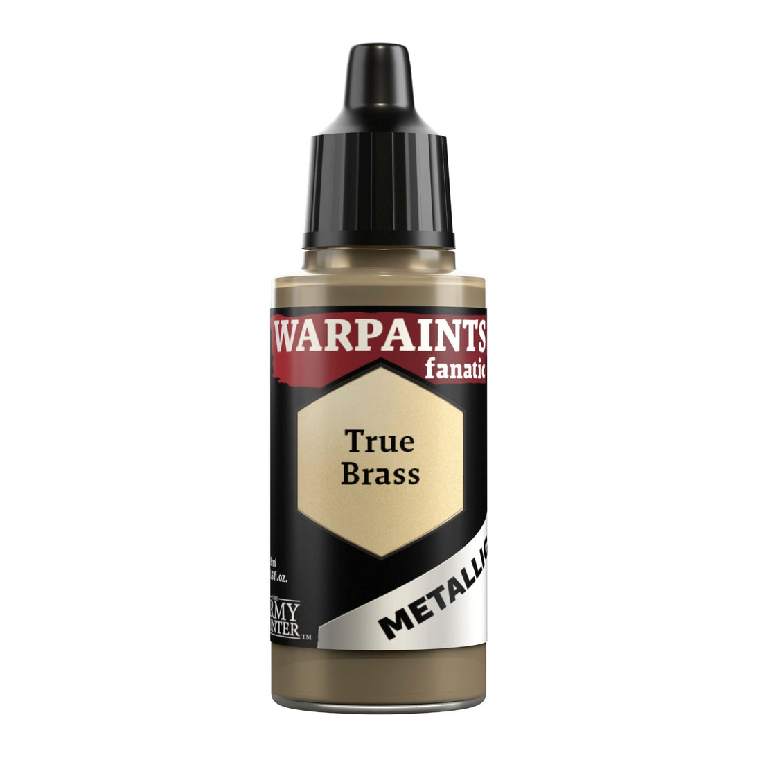 The Army Painter: Warpaints Fanatic Metallic: True Brass (New in Box)