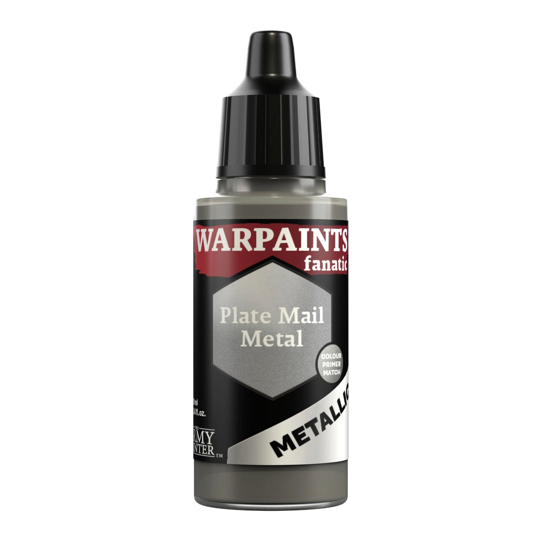 The Army Painter: Warpaints Fanatic Metallic: Plate Mail Metal (New in Box)