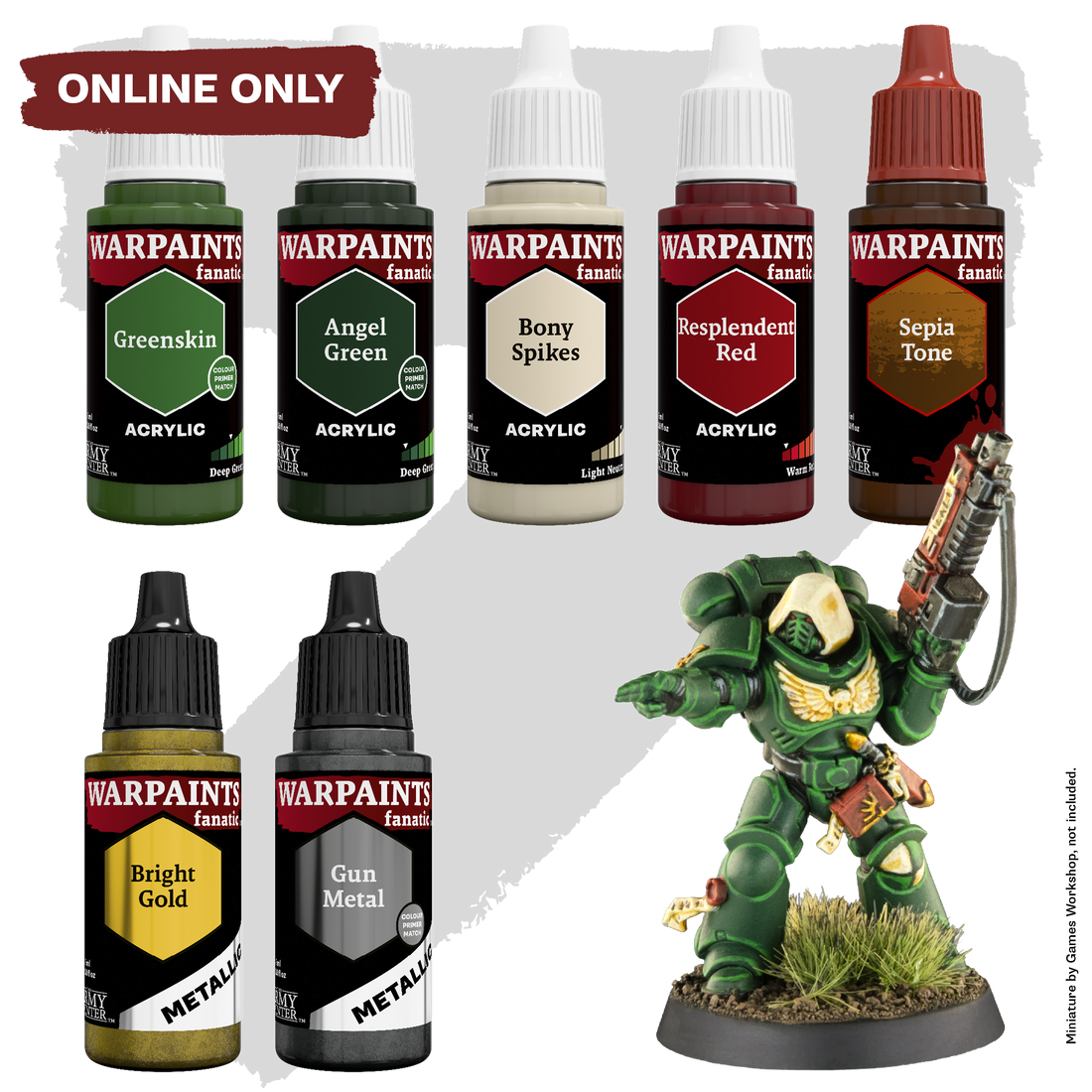 The Army Painter: Combat Se7ens: Monastic Green Relic Armour