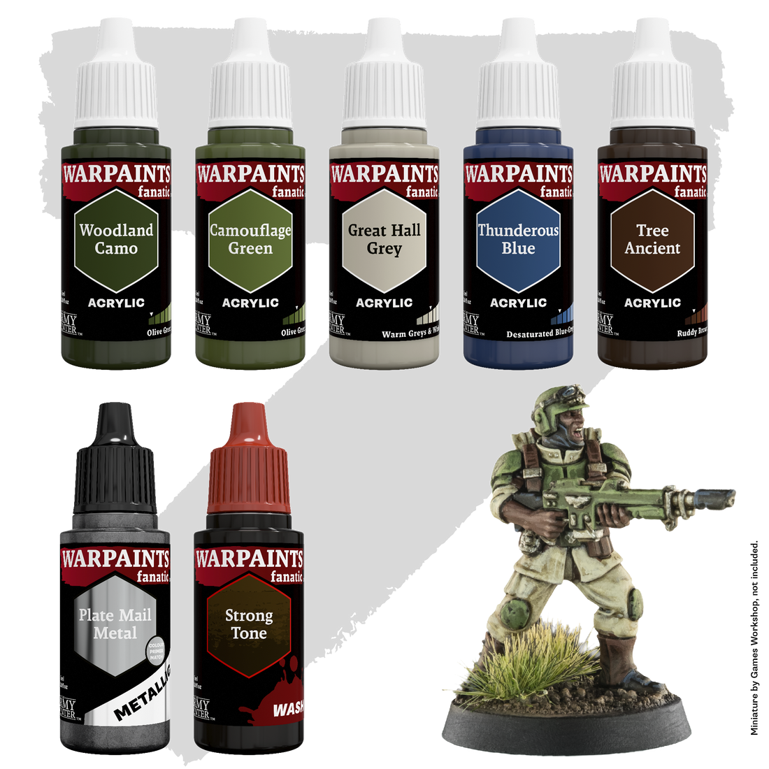 The Army Painter: Combat Se7ens: Field Gear Green