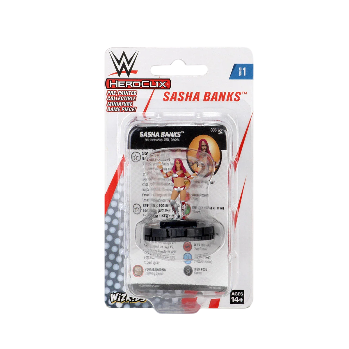 WWE HeroClix: Sasha Banks Expansion Pack (Prepainted)