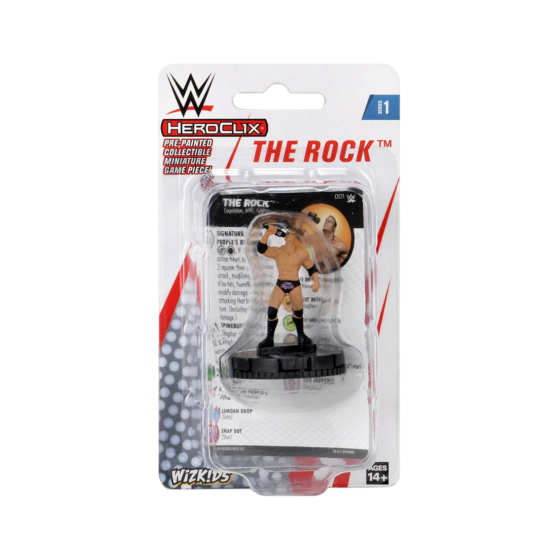 WWE HeroClix: The Rock Expansion Pack (Custom Painted)