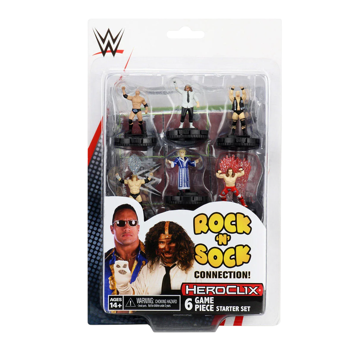 WWE HeroClix: The Rock and Sock Connection 2-Player Starter Set (Prepainted)