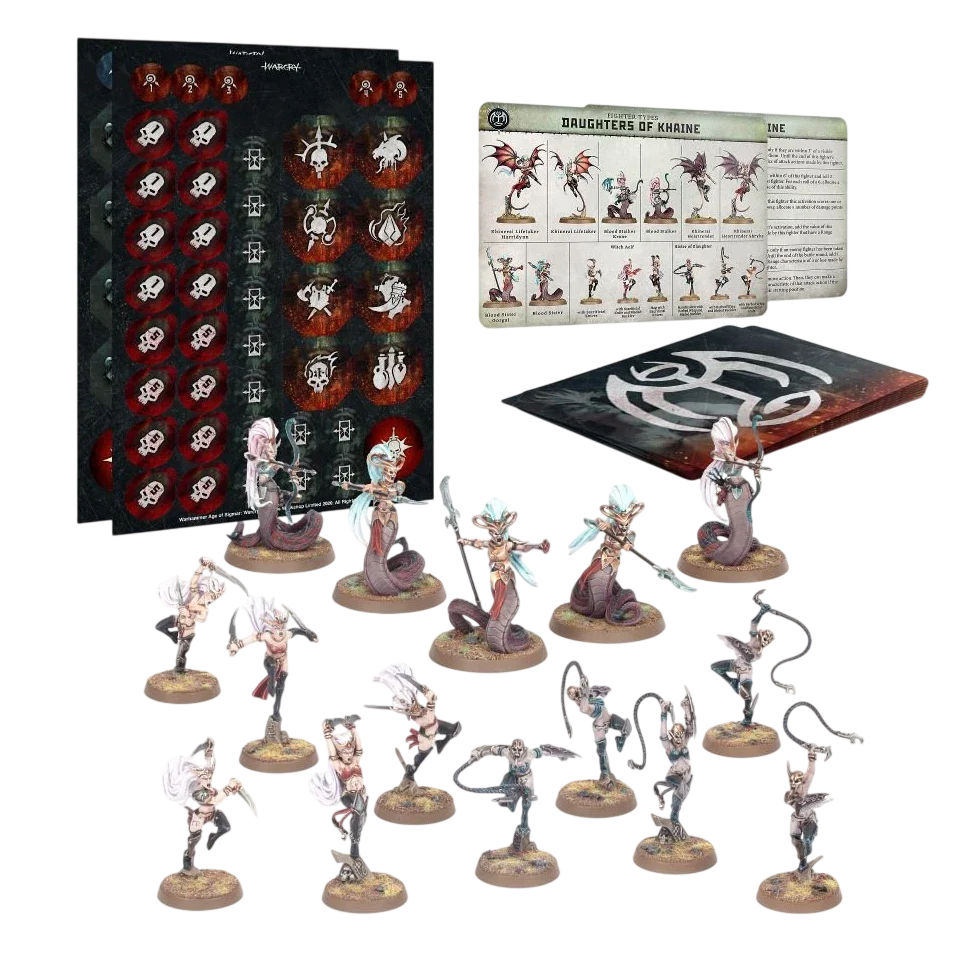 Warcry: Daughters of Khaine (Custom Painted) (Assembled)