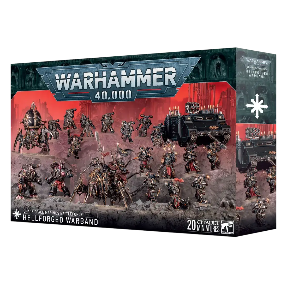 Chaos Space Marines Battleforce: Hellforged Warband (New in Box/Sprue)