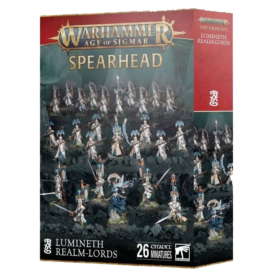 Spearhead: Lumineth Realm-lords (2022) (Custom Painted) (Assembled)