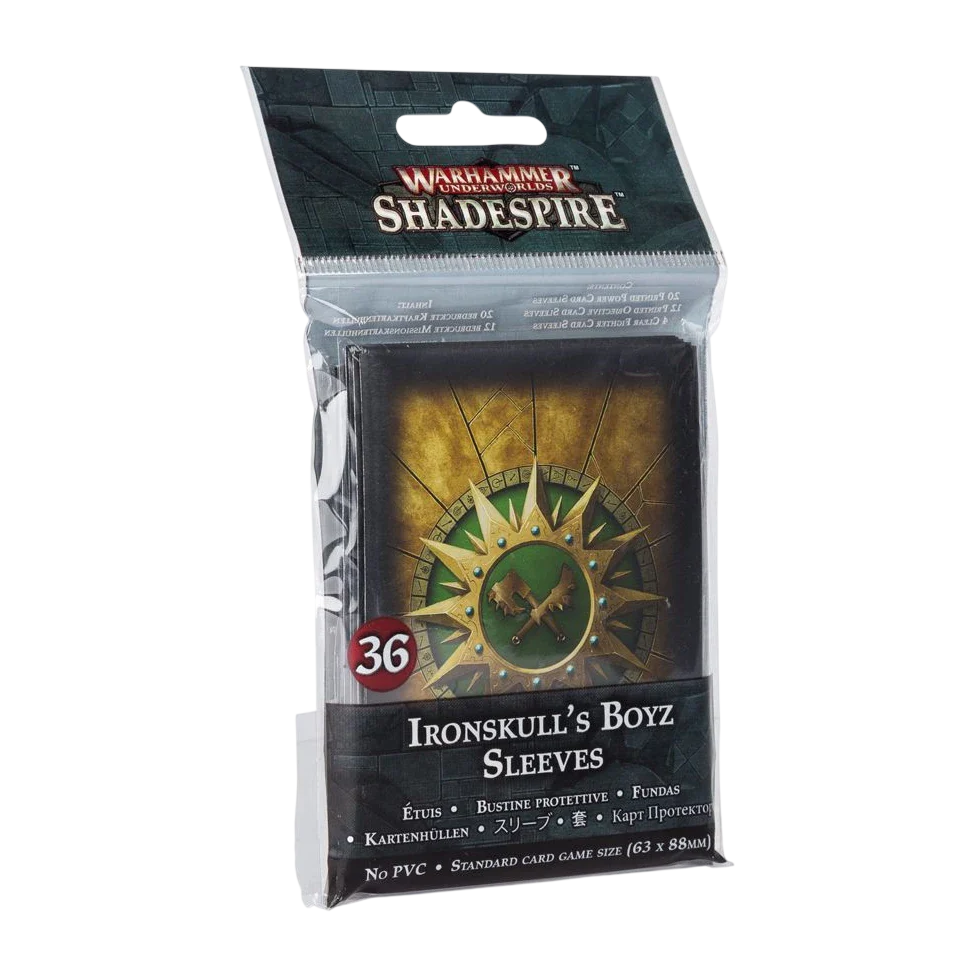 Warhammer Underworlds: Shadespire - Ironskull's Boyz Sleeves (New in Box)