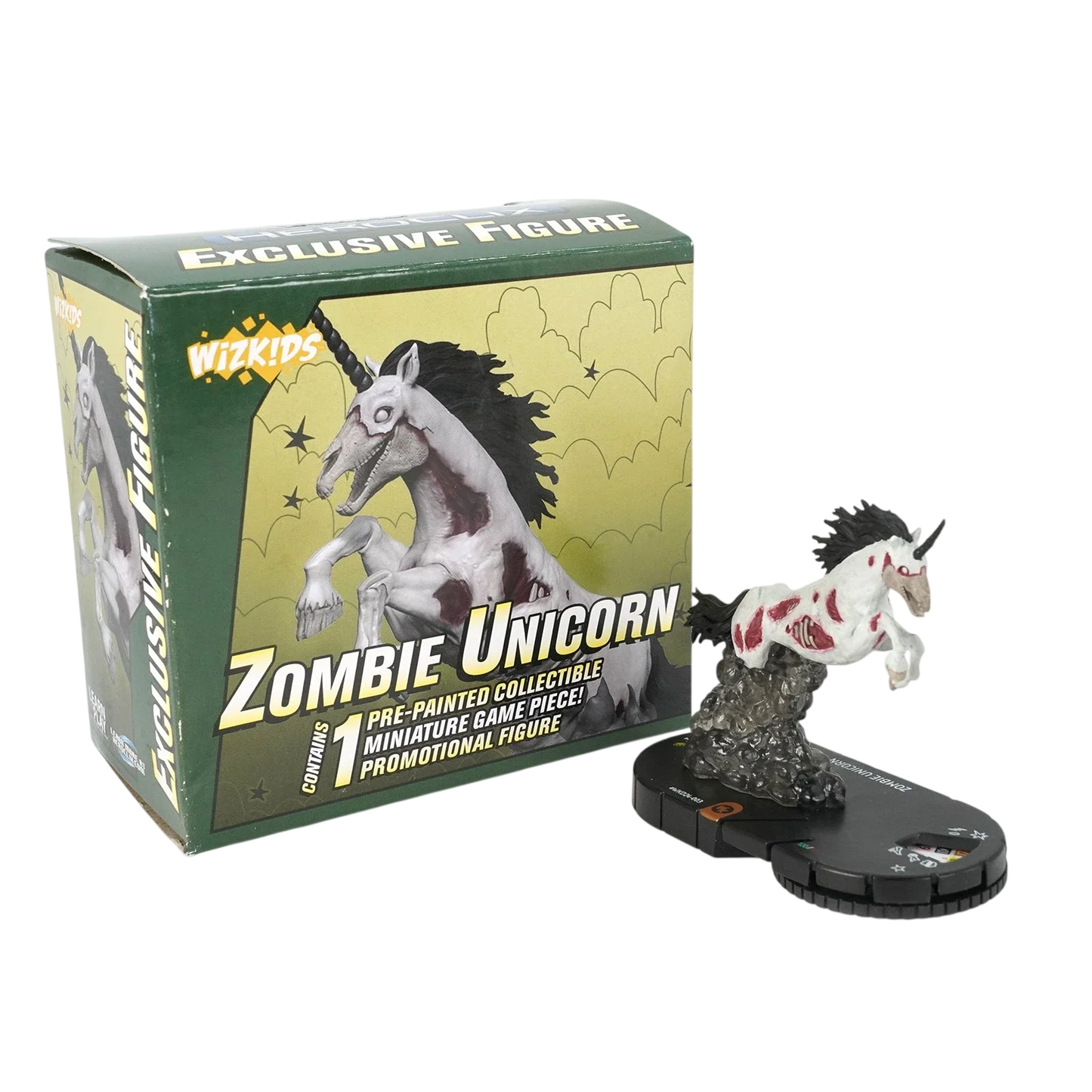 WizKids HeroClix: Zombie Unicorn (Prepainted) (Assembled)