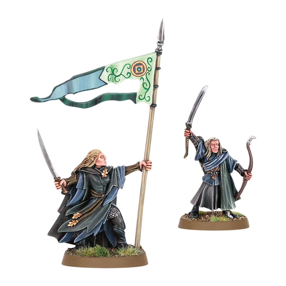 Wood Elf Command (Custom Painted) (Assembled)
