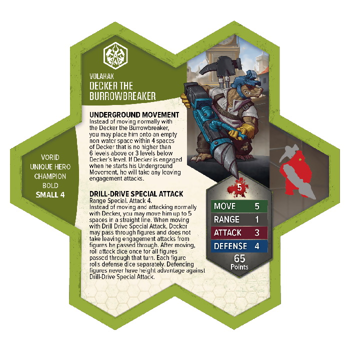 Decker the Burrowbreaker (Unpainted) (New in Box)