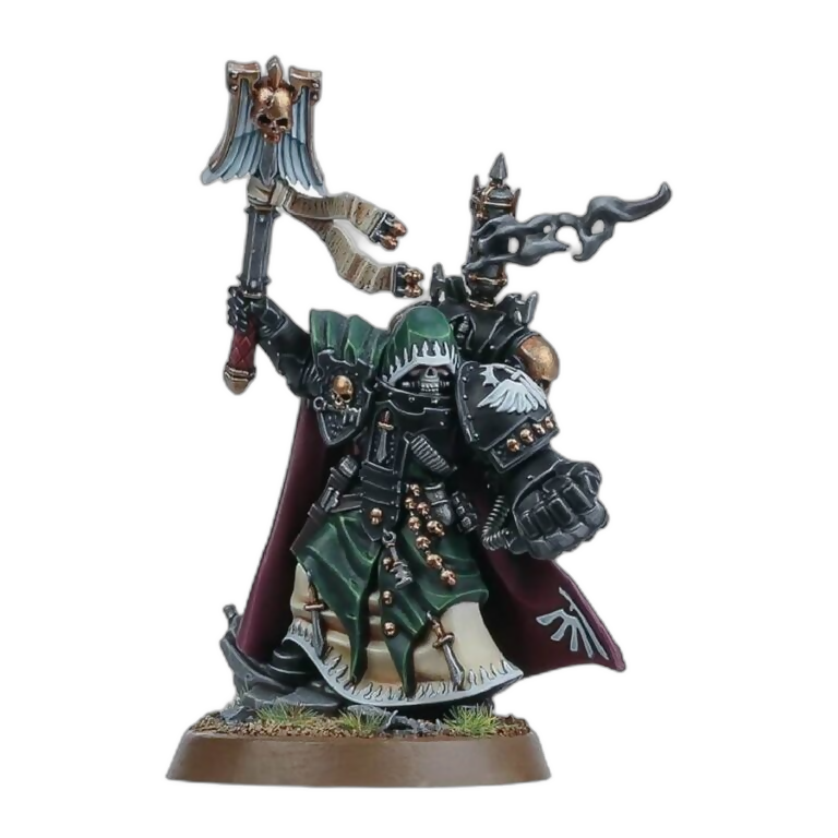 Dark Angels Interrogator-Chaplain New In Box Dark Angels Interrogator-Chaplain. Material: Plastic. Factions On Wargame Trader