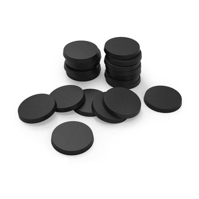 Green Stuff World 32mm Round Plastic Bases - Black 9822