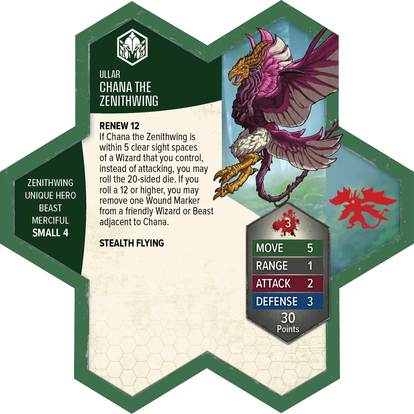 Chana the Zenithwing (Embers of War) (Custom Painted)