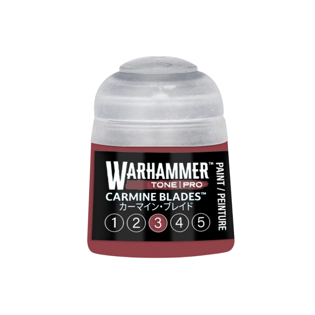 Warhammer Tone Pro Paint Carmine Blades 3 12Ml - Citadel Acrylic