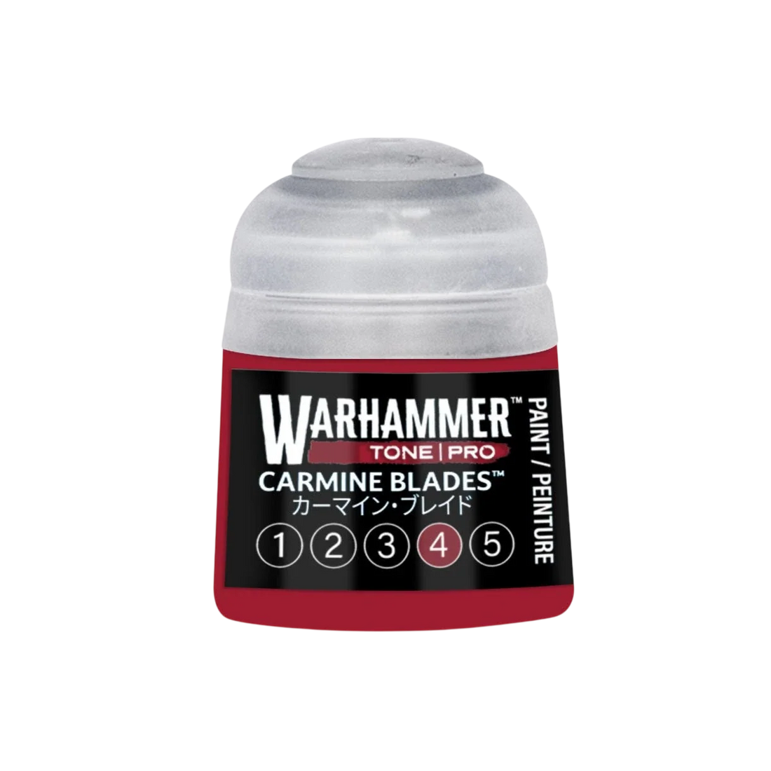 Warhammer Tone Pro Paint Carmine Blades 4 12Ml - Citadel Acrylic