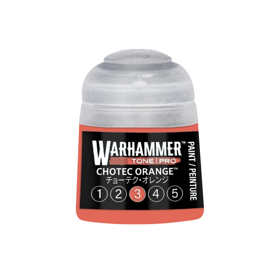 Warhammer Tone Pro Paint Chotec Orange 3 12Ml - Citadel Acrylic